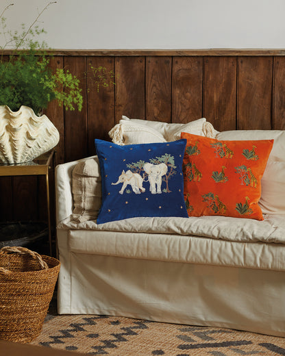 Baby Elephant Conservation Cushion Cover