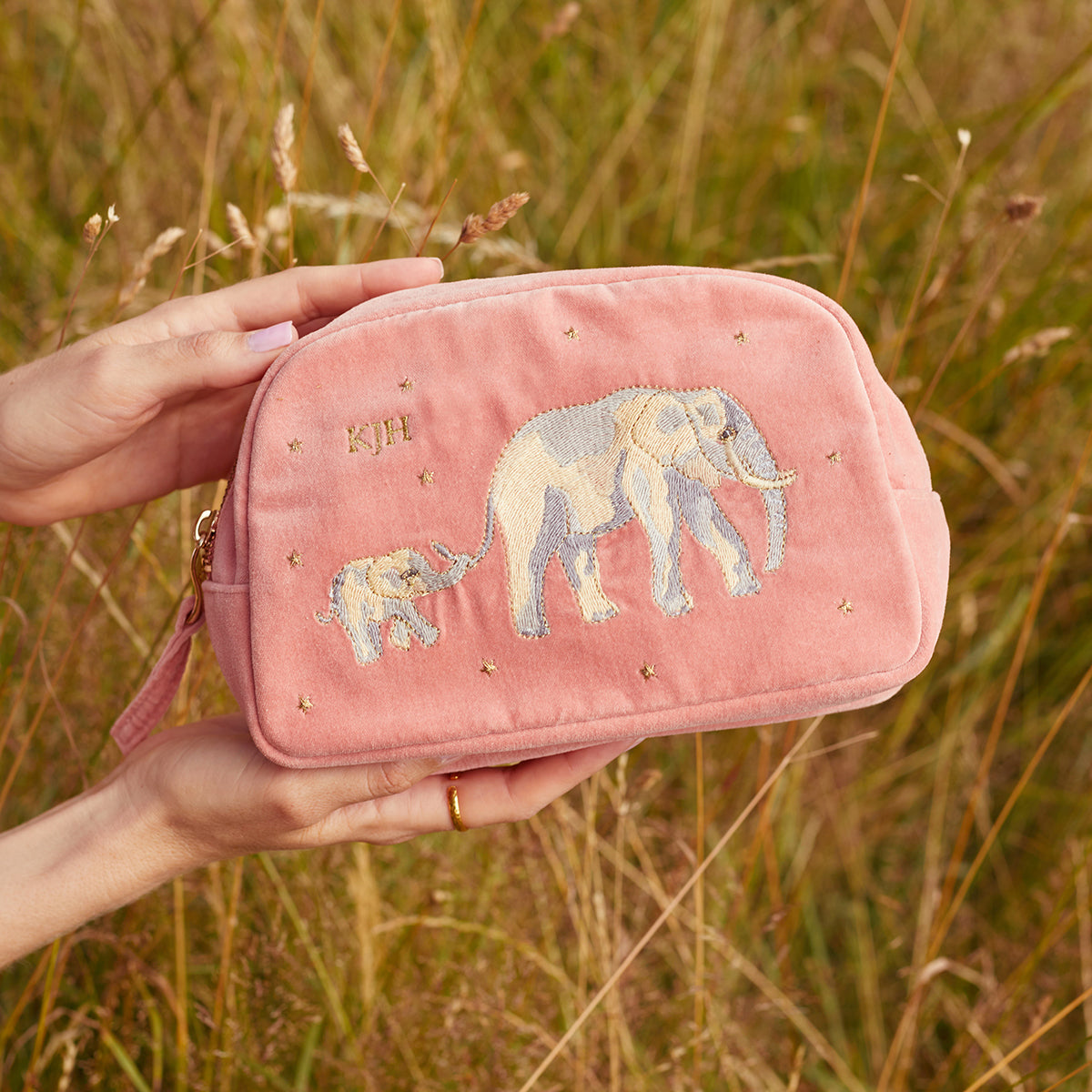 Elephant Conservation Makeup Bag