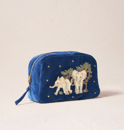 Baby Elephant Conservation Makeup Bag