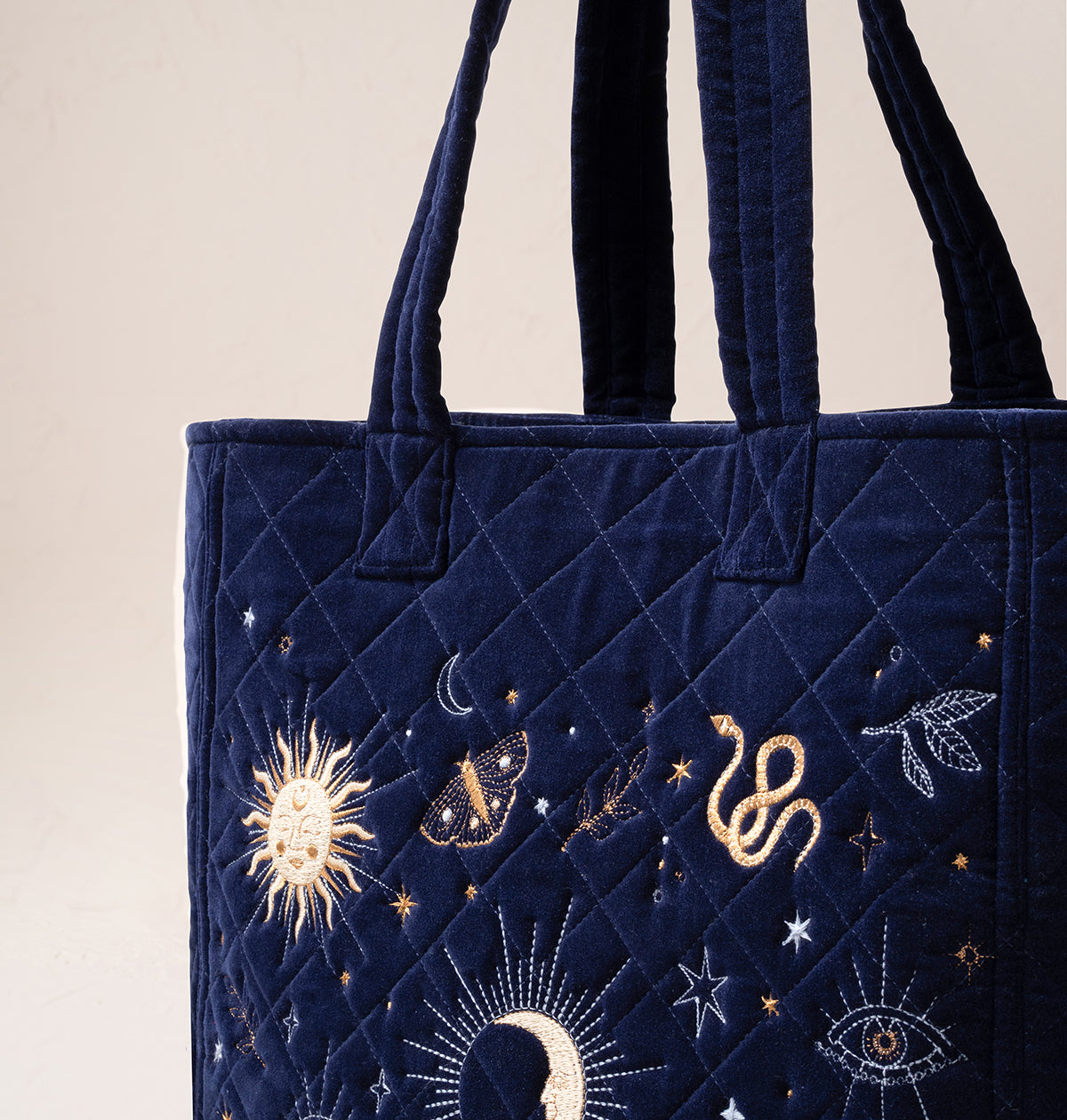 Boho Mysticism Velvet Tote