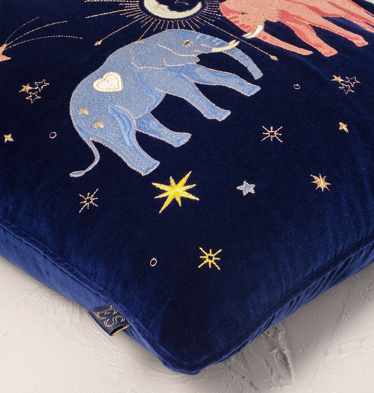 Celestial Elephant Cushion Cover