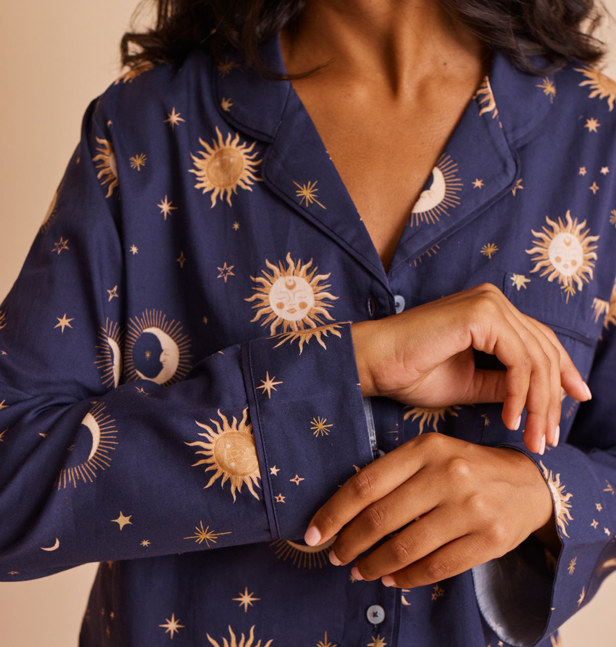 Cotton Sateen Celestial Pyjamas