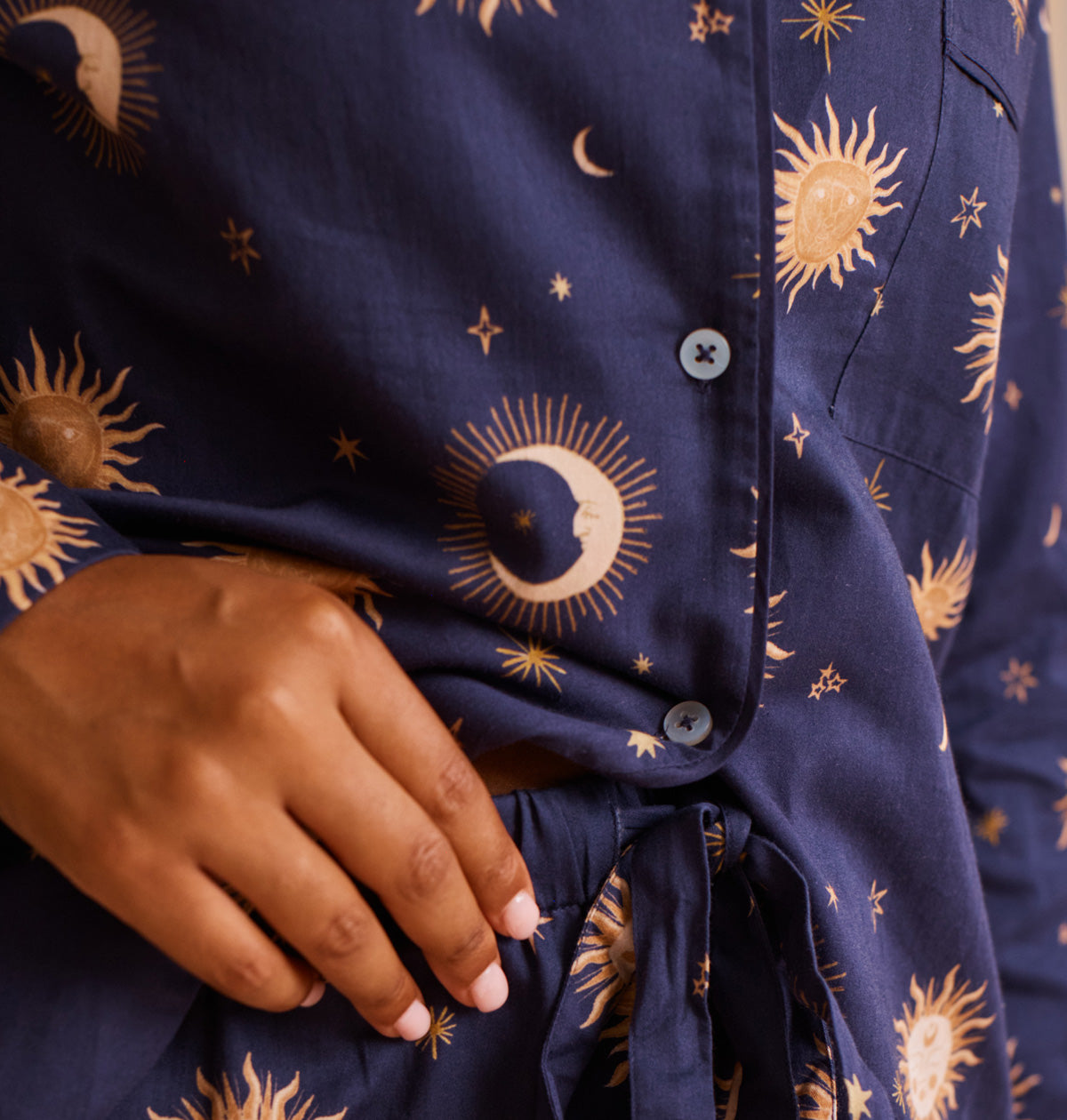 Cotton Sateen Celestial Pyjamas