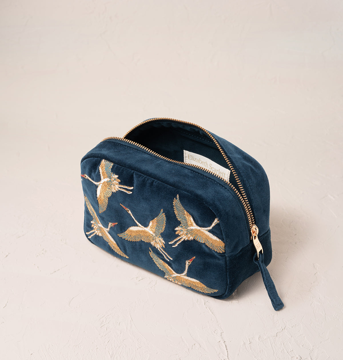 Cranes Makeup Bag