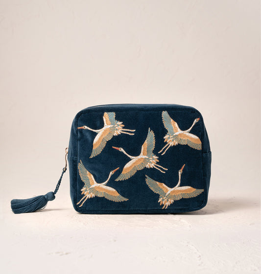 Cranes Wash Bag