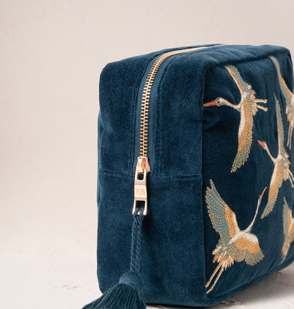 Cranes Wash Bag