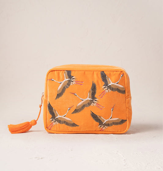 Cranes Wash Bag