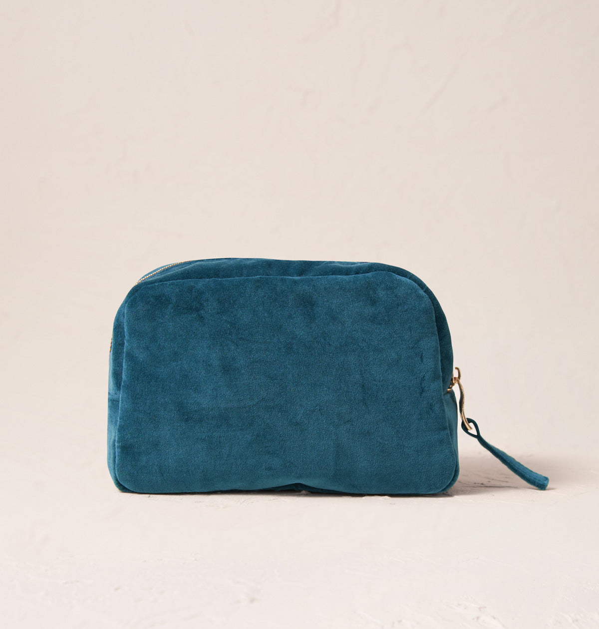 Toiletry bag Blue Leather pouch Embroidered Wristlet outlets Cosmetic bag Zipper pouch Makeup bag Wristlet wallet Clutch bag Clutch purse