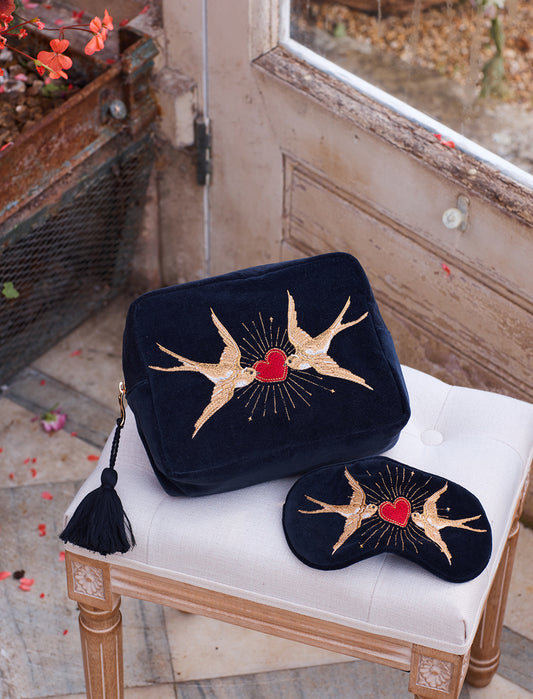 Sacred Swallows Wash Bag