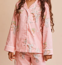 Kids' Cotton Sateen Elephant Pyjamas