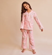 Kids' Cotton Sateen Elephant Pyjamas