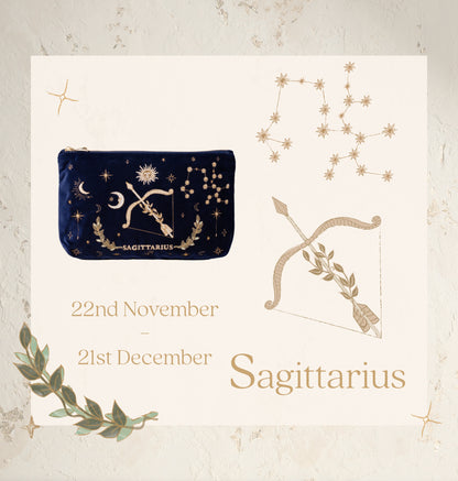 Sagittarius Navy Everyday Pouch