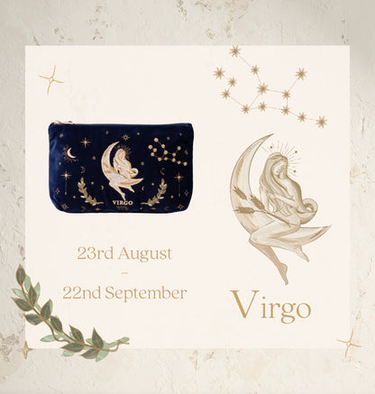 Virgo Navy Everyday Pouch