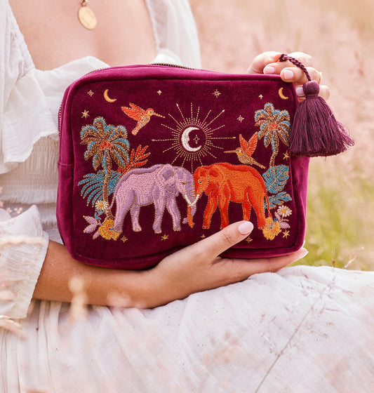 Enchanted Elephants Washbag 