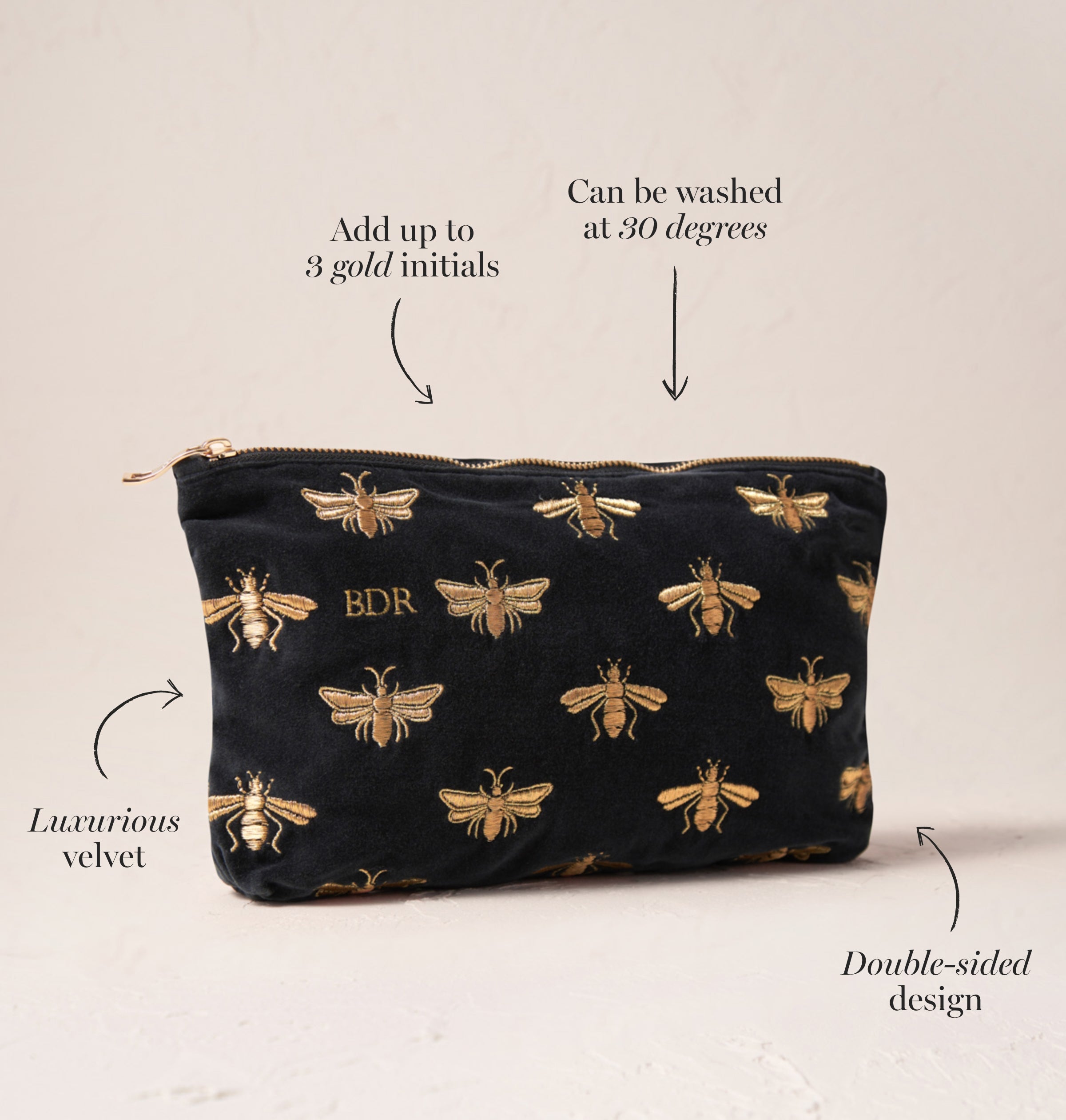 Elizabeth scarlett bee pouch sale