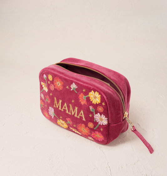 Floral Mama Makeup Bag