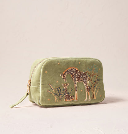 Giraffe Mother & Baby Makeup Bag