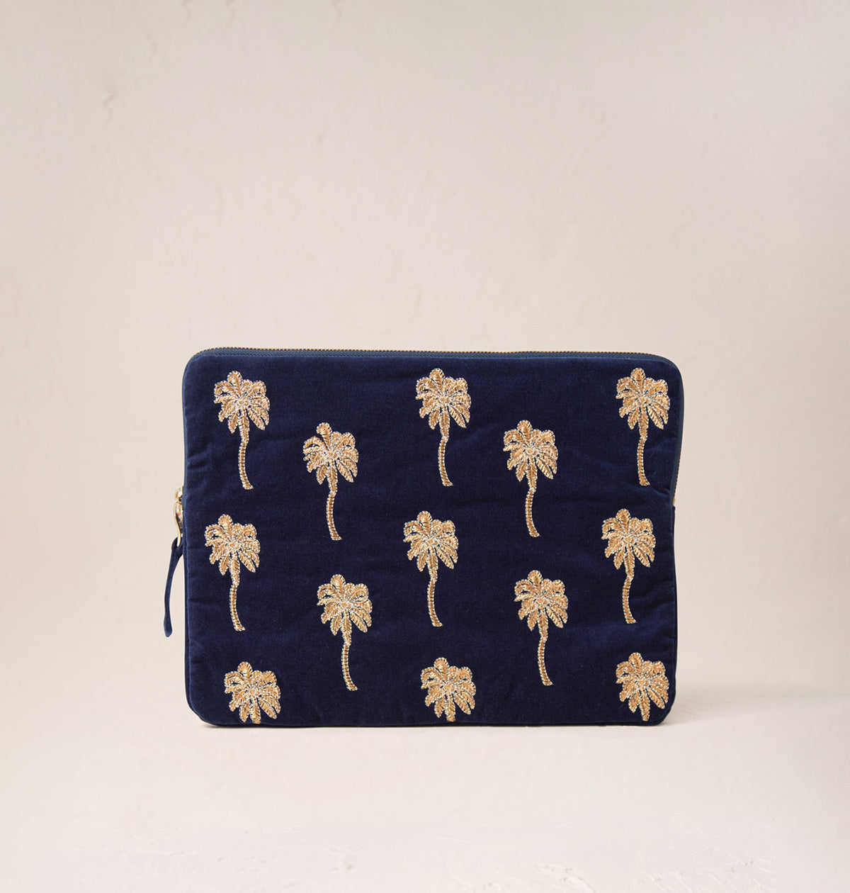 Gold Palm Laptop Case Small