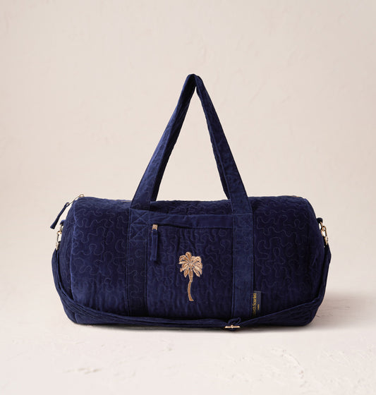 Gold Palm Overnight Bag