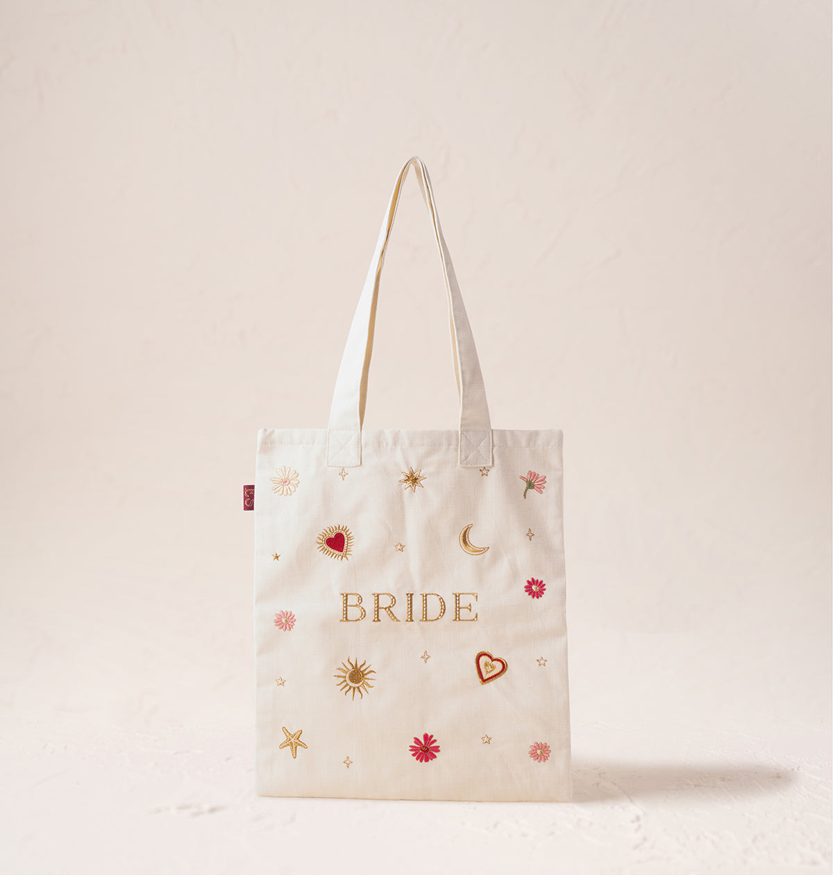 Love Charm Bride Canvas Tote