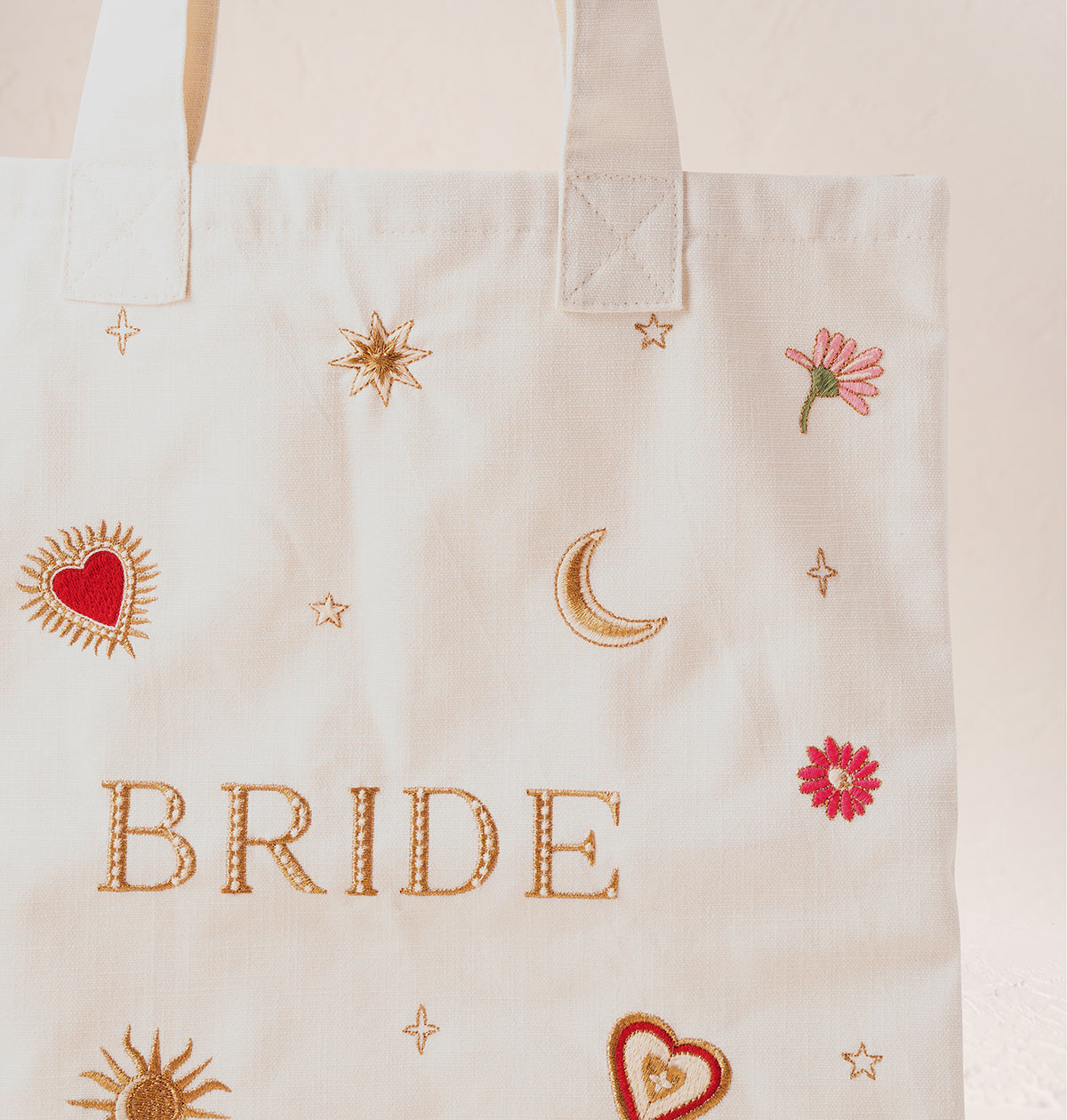 Love Charm Bride Canvas Tote