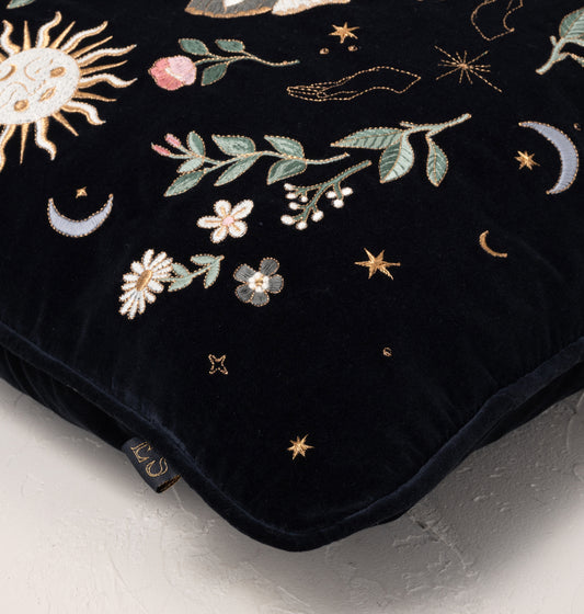 Midnight Mysticism Cushion Cover