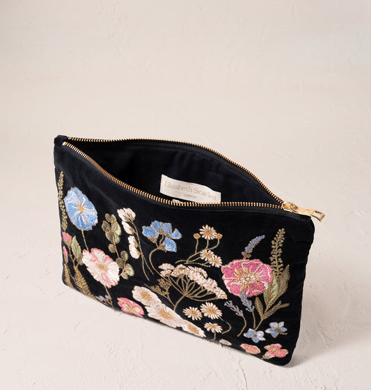 Pressed Flowers Everyday Pouch