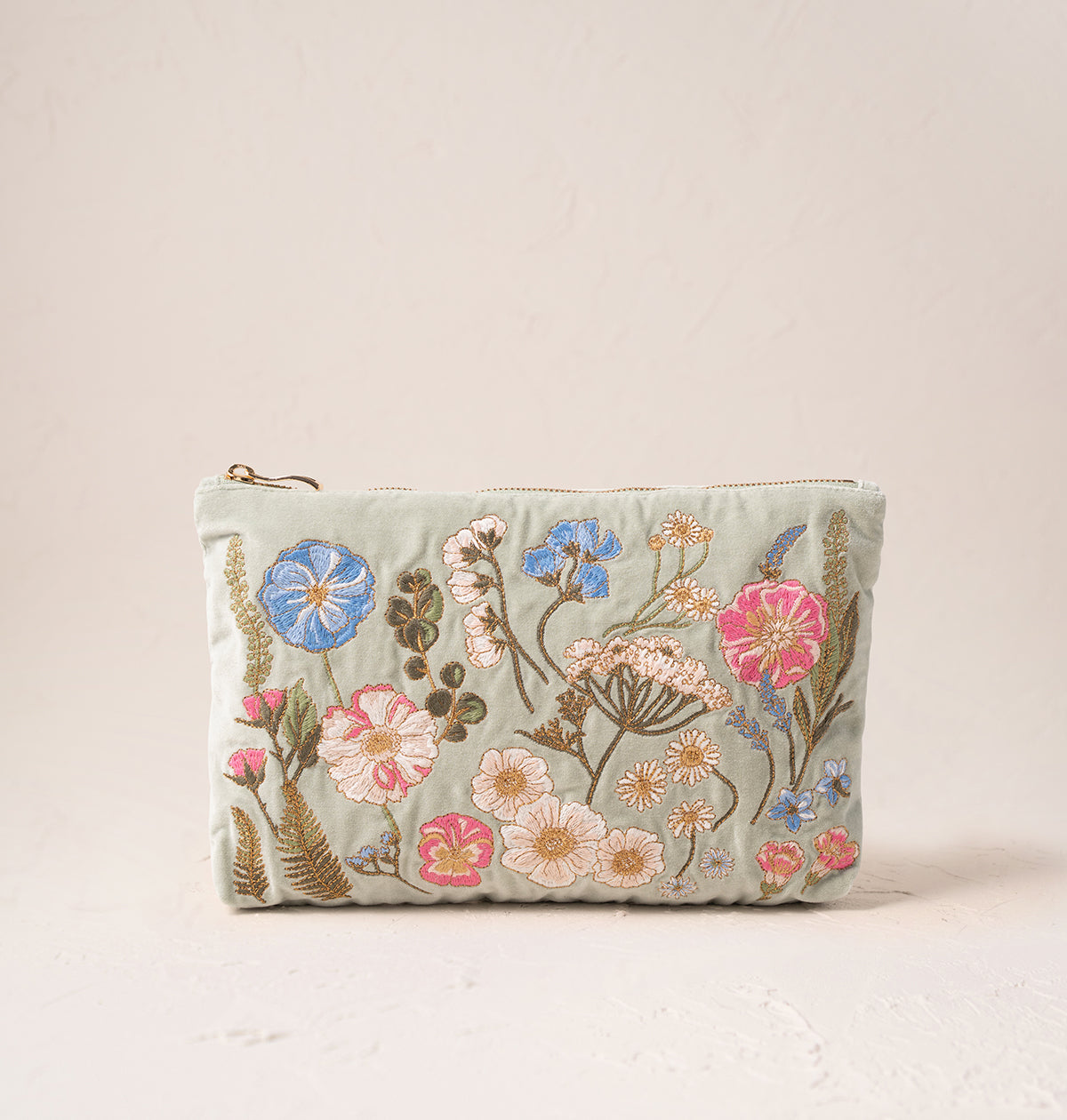 Pressed Flowers Everyday Pouch