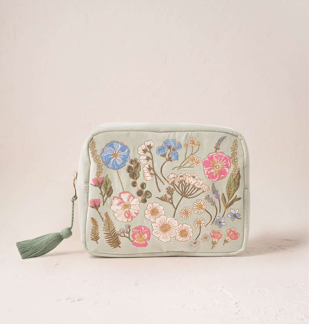 Pressed Flowers Wash Bag