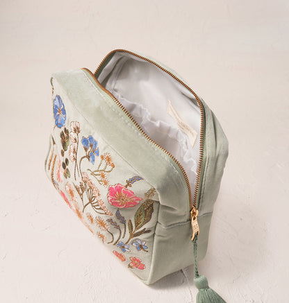 Pressed Flowers Wash Bag