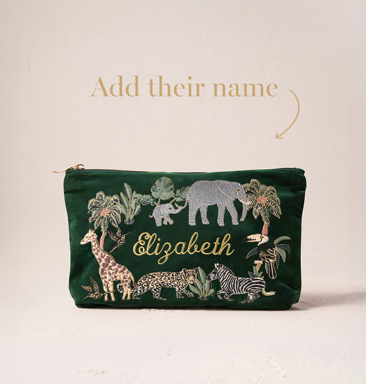 Safari Full Name Everyday Pouch