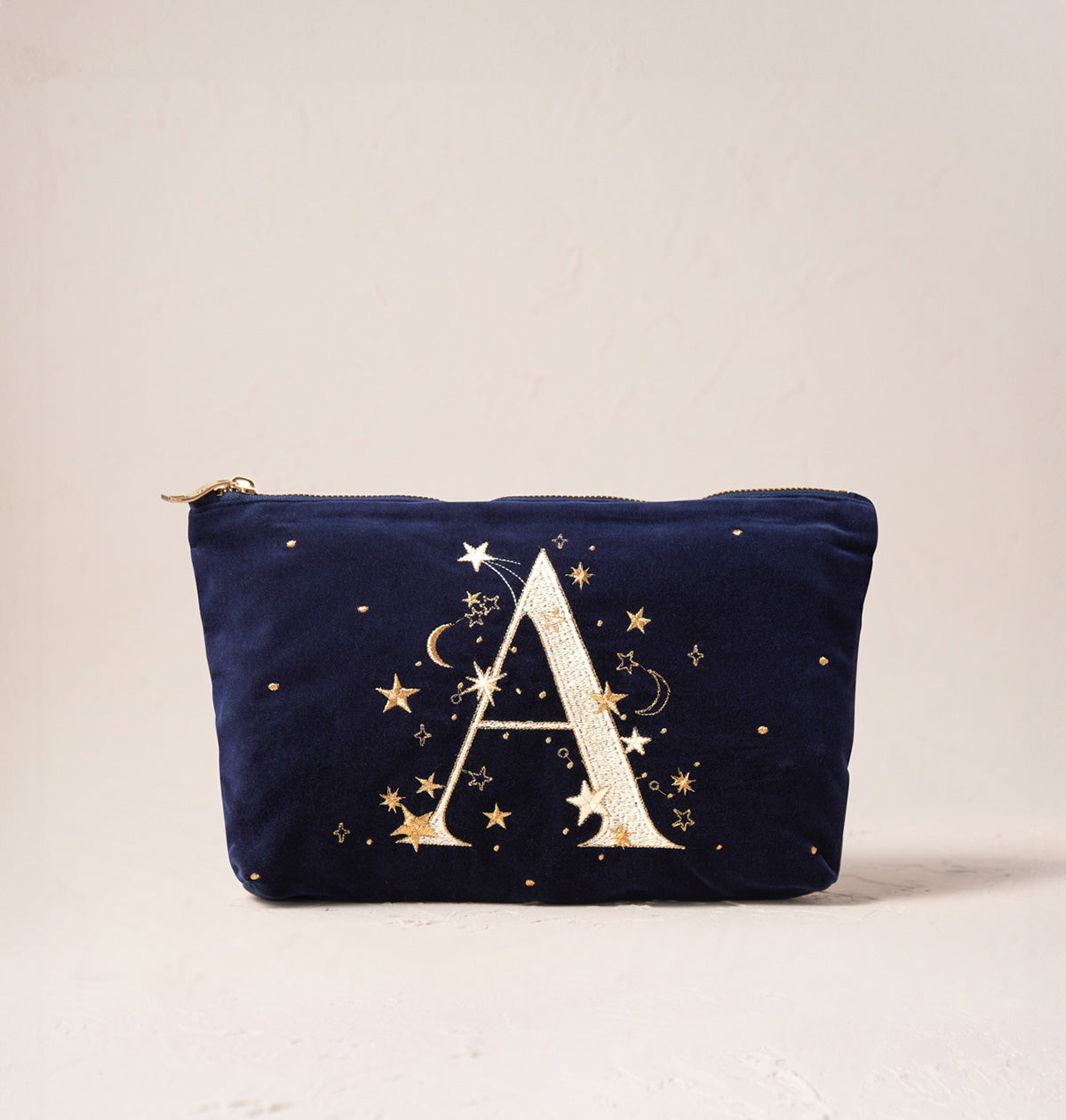 Starry Sky Alphabet Navy Everyday Pouch