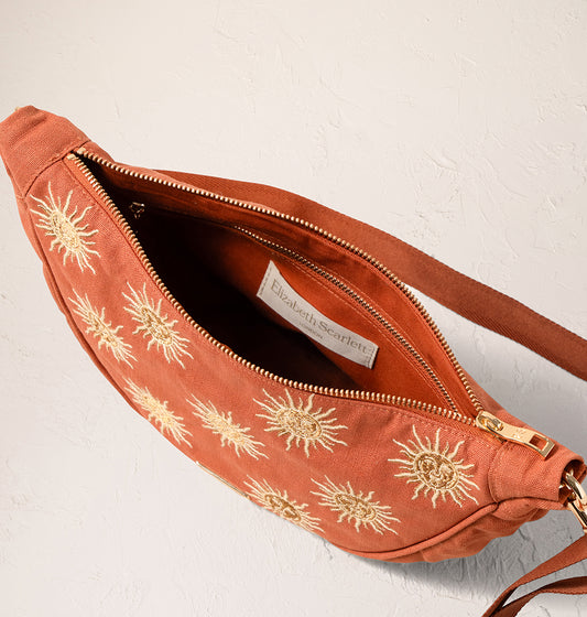 Sun Goddess Canvas Crossbody Sling Bag