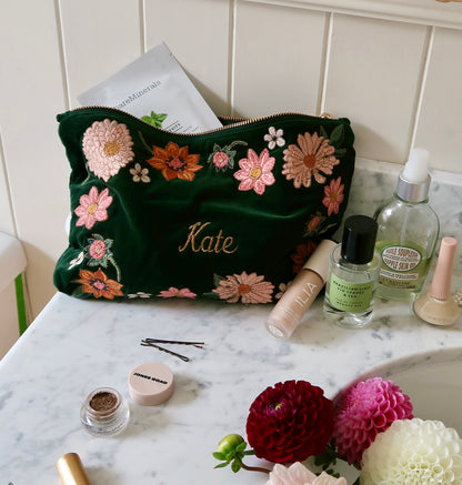 Kate Spiers Dahlia Full Name Everyday Pouch