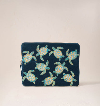 Turtle Conservation Laptop Case Small