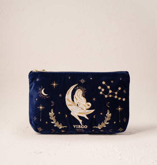 Virgo Navy Everyday Pouch