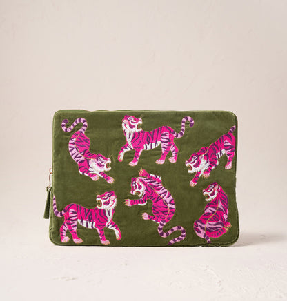 Wild Tiger Laptop Case Large