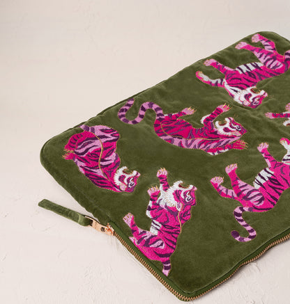 Wild Tiger Laptop Case Large