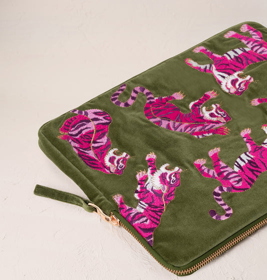 Wild Tiger Laptop Case Small