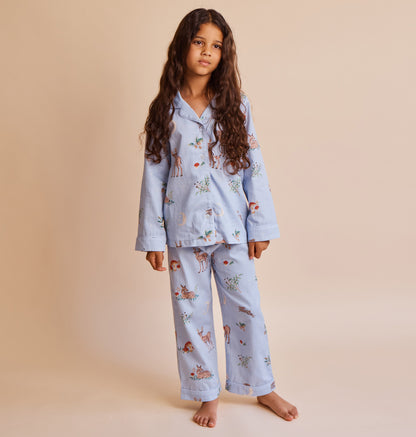 Kids' Cotton Sateen Enchanted Woodland Pyjamas