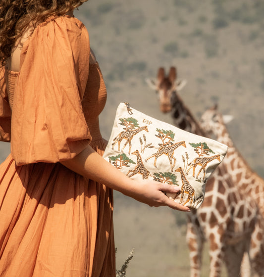 Giraffe Herd Everyday Pouch