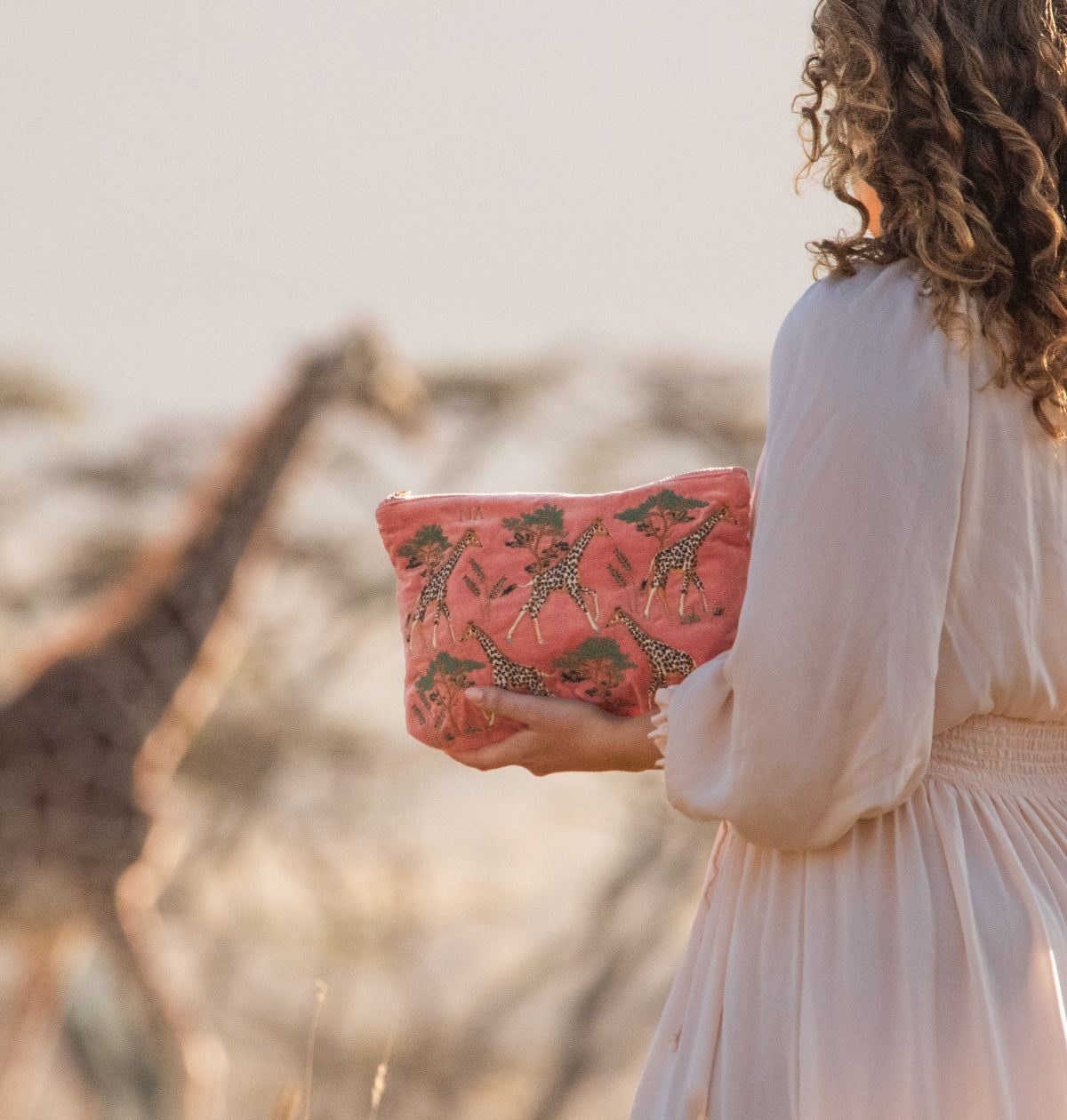 Giraffe Herd Everyday Pouch