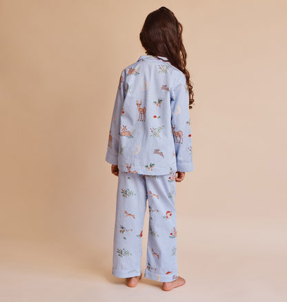 Kids' Cotton Sateen Enchanted Woodland Pyjamas